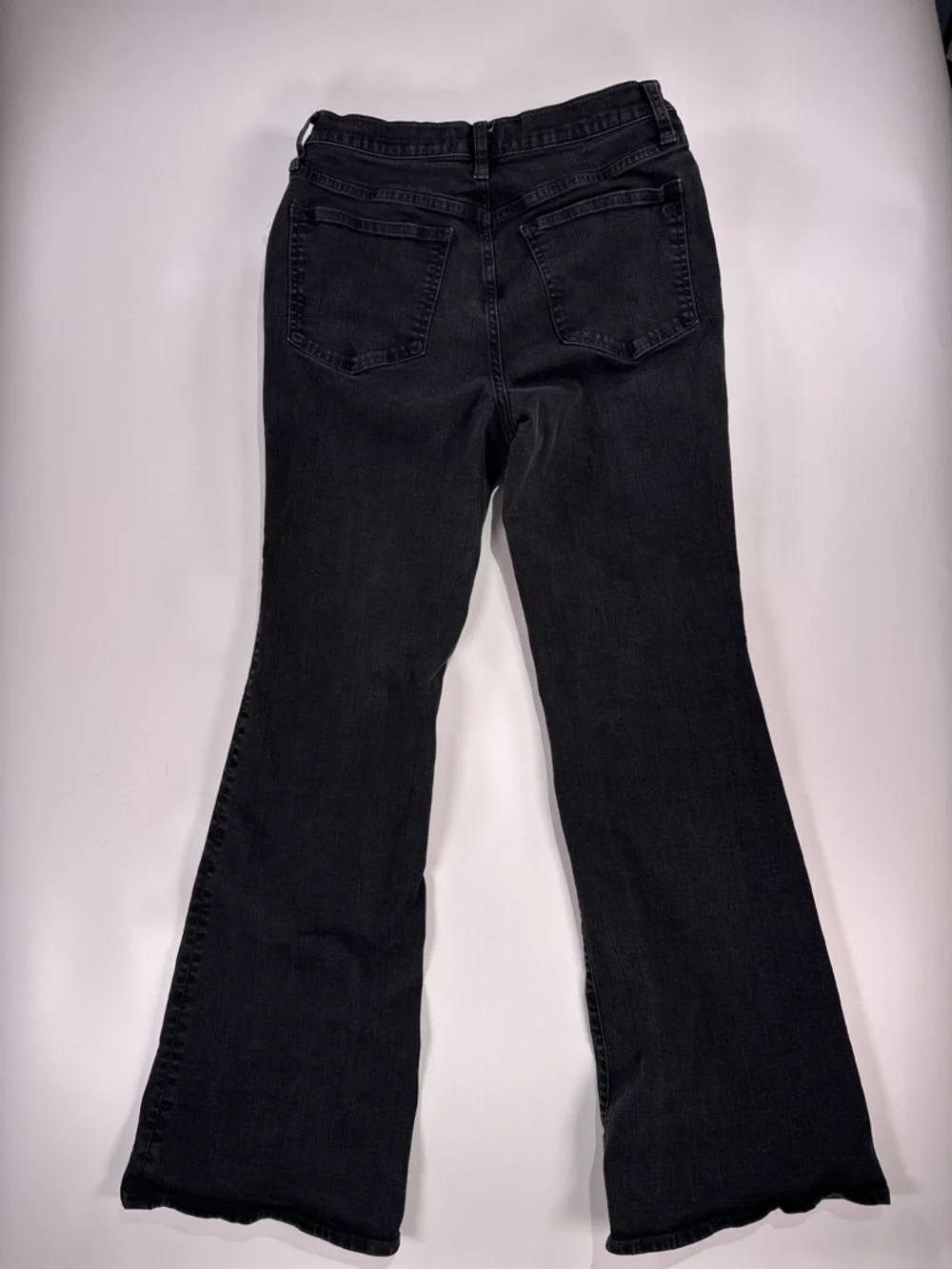 Madewell Women’s High Rise Skinny Flare Jeans Black Size 29 - Picture 4 of 16